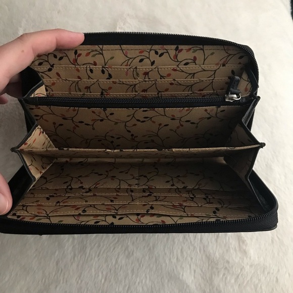 Mancini Leather Zip Wallet black RFID - Picture 7 of 13